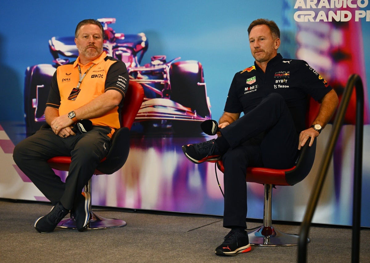 Brown no disimuló su crítica a Horner